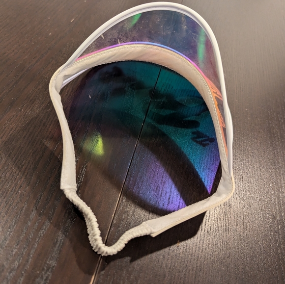 Iridescent Bride Visor - Picture 3 of 4